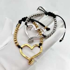 Bracelets en acier inoxydable hc <span class=keywords><strong>U</strong></span> <span class=keywords><strong>De</strong></span> <span class=keywords><strong>50</strong></span> Jewelry <span class=keywords><strong>n</strong></span>, bracelets à perles, bijoux <span class=keywords><strong>de</strong></span> mode pour femmes, Joyeria <span class=keywords><strong>U</strong></span> d <span class=keywords><strong>50</strong></span> Jewelry, qualité supérieure 316l - Product Image 2