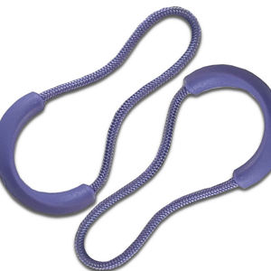 شعار مخصص نصف جولة سحاب مجتذب معاد تدويره TPU سحّاب سحب حبل نايلون أرجواني مادة بلاستيكية سحاب مصنعة - Product Image 2