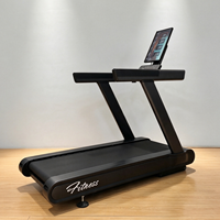 Caminadora Comercial con Pantalla Giratoria de 21.5 Pulgadas, Motor de 7 HP de Potencia Máxima, Inversor de Grado Médico, Máquina para Correr en Gimnasio