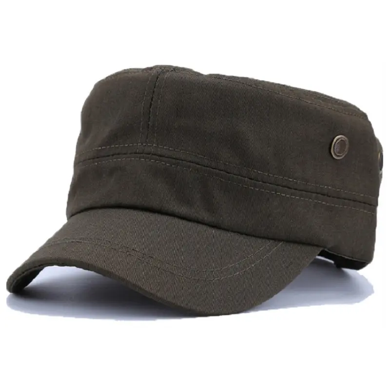 フラットトップ bancroft 役員卸売タイプの帽子インド軍キャップ、軍事帽子軍事キャップ