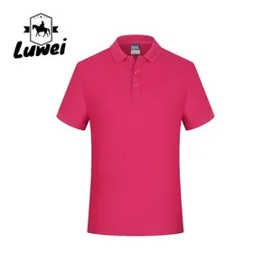 Quick Dry Knit Solid Color Slim Fit Resistant Oversized Cotton Camisa Polo Knit Fabric Men&#39;s Polo Shirts For Men