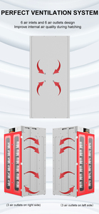 Wonegg Điều Khiển Từ Xa 3000 Gà Chim Cút Vịt Trứng Lồng Ấp <span class=keywords><strong>Hatchery</strong></span> Với Công Suất 3500 Trứng - Product Image 4