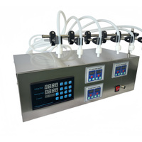 Machine de Remplissage de Liquides à 6 Têtes / Machine de Remplissage de Liquides 10-3500ml / Machine de Mise en Bouteille d'Eau Minérale Pure