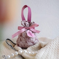 Sac cadeau personnalisé en tissu à cordon coulissant pour mariage, événements festifs, fêtes, Noël, Saint-Valentin, décorations de chocolats et bonbons