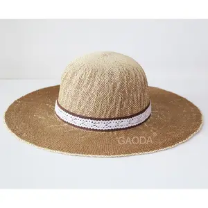 K Wide Brim Woman Beach Hats