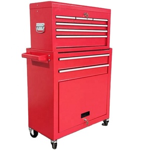 Gabinete de Carro para Herramientas de Garaje de Acero Inoxidable con 8 Cajones de Gran Capacidad y Alfombrilla Antideslizante, Venta al por Mayor de Fábrica - Product Image 2