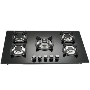 内置燃气灶具五个燃烧器低价家用电池操作易清洁易操作 - Product Image 2