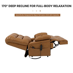 파워 리프트 리클라이너, 마사지 및 난방 시스템(8가지 모드), 크고 키 큰 사용자용으로 설계됨(500파운드 무게 용량) - Product Image 6