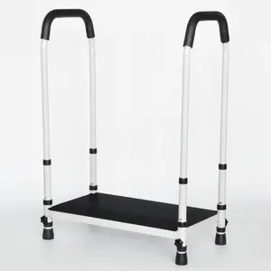 Ступенчатый стул с ручкой для пожилых, кровать, ступенчатые стулья для взрослых, высокие кровати, стальной ступенчатый Медицинский стул для ног, вспомогательная ручка для автомобиля