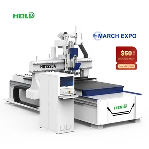 Hold Hot Sale 3 Axis Cnc Router Wood Cutting Machine 9kw Auto Tool Change Customized Cnc Atc Wood Router Machine For Furniture