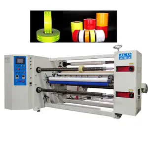 反射テープ切断機PVCまたは布反射フィルムロール製造機中国工場価格