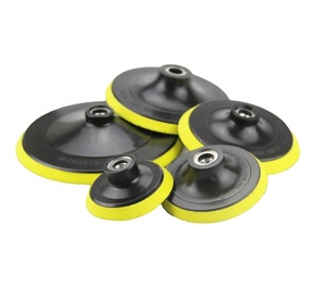 Accessori per dettagli auto <span class=keywords><strong>hook</strong></span> & <span class=keywords><strong>loop</strong></span> abrasivo 1 pollice <span class=keywords><strong>2</strong></span> pollici <span class=keywords><strong>3</strong></span> pollici lucidatura flessibile della piastra di supporto rotante - Product Image 1