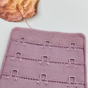 Al por mayor: Cinta de broches y ojales para sujetador, negra, accesorios normales para trajes de baño, hebilla trasera, conectores 3x3 de metal sostenible - Product Image 3