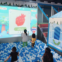 Jeu de projecteur mural interactif pour aire de jeux intérieure, jeu interactif pour enfants, équipement de terrain de jeu souple