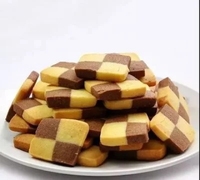 HYSQJ-600 Prix Usine Automatique Double Couleur/Biocolor Cookies /Center De Remplissage Biscuits Biscuits D'extrudeuse/Déposant