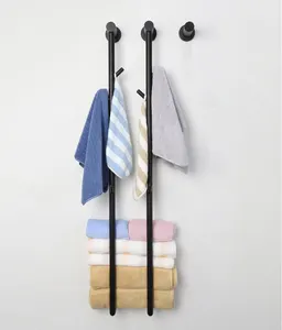 单杆电动加热毛巾散热器浴室加热毛巾晾衣架