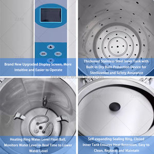 جهاز تعقيم بيولوجي بالبخار عالي الضغط ممتاز أوتوماتيكي بالكامل Autoclave عمودي Autoclave صنع في الصين - Product Image 3