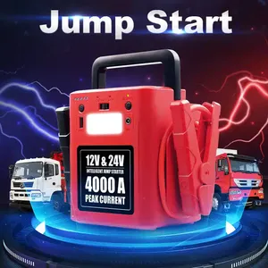 Démarreur de secours professionnel pour camion - Capacité de 56000 mAh pour démarrage intensif de véhicules J39 Démarreur multifonction J39 J39 J39 - Product Image 5