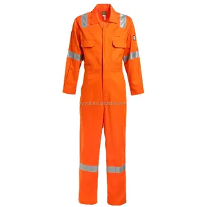 Cheap Fire Retardant Clothing100% Cotton Frc Flame Resistant Industrial Coverall