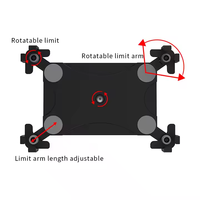 Support mural réglable pour tablette avec verrouillage OEM, sécurité antivol, 10-13'', fixation murale, en aluminium, pour tablette, à vendre