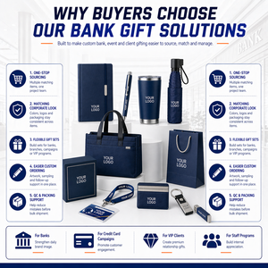 Finance Industry Branding Gift Sets Foldable Backpacks Speakers Ceramic Tumblers Sticky Notes And Corporate Promotion Items - Product Image 3