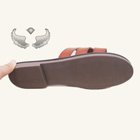 Sandales plates tendance pour femmes, chaussures à enfiler décontractées, durables, respirantes et légères