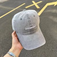 Casquettes de sport personnalisées, casquettes trucker de créateur, casquettes de baseball pour couple, avec lettres délavées, motif épines, pour sports de plein air et loisirs