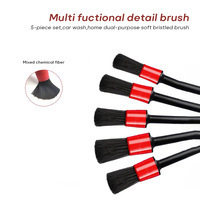 Brosse de nettoyage automobile Super Soft Auto Interior Detail Brush Profession Car Cleaning Tool Multifunction Details Brush