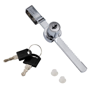 Cerradura al por mayor para puertas correderas de armario, de fácil instalación, de aleación de zinc, para vidrio a vidrio, cerraduras para cajones, armarios y muebles del hogar - Product Image 4