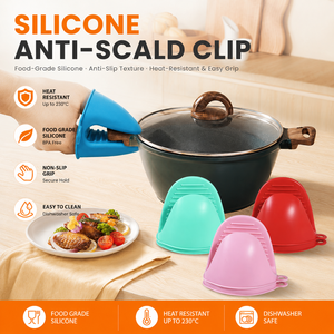 Gants en silicone isolants pour four, gants de cuisine antidérapants pour micro-ondes, protège-mains pour casseroles, outils de cuisson - Product Image 5