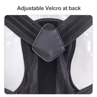 FSPG Ceinture de soutien lombaire réglable pour le bas du dos, conception respirante pour la correction de la posture des épaules supérieures, professionnelle