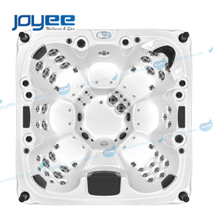 JOYEE 8-Personen Outdoor-Spa Whirlpool mit Balboa-Steuerungssystem, Acryl-Massage-Jacuzzi mit Luftblasendüsen - Product Image 4