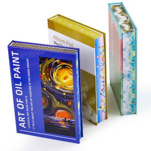 <span class=keywords><strong>Libro</strong></span> de tapa dura personalizado con borde estampado y pintado, impreso en papel kraft - Product Image 5