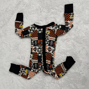 Trẻ Em Quần Áo Unisex Bé Đồ Ngủ Tre Dây Kéo Đồ Ngủ Trẻ Sơ Sinh Quần Áo Trẻ Em Tre Trẻ Em Mùa Thu Quần Áo - Product Image 3