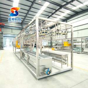 Machine à plumer la volaille automatique, équipement d'abattage pour ligne de traitement de poulet, canard et volaille - Product Image 1