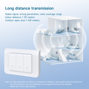 Módulo de Interruptores Inteligentes de Eletricidade Cinética para Casa, 1/2/<span class=keywords><strong>3</strong></span> Teclas, Interruptores de Luz de Parede Sem Fio, Padrão EUA - Product Image 5