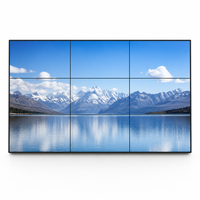 Mur vidéo LCD IPS ultra-mince de 46 pouces, cadre de 1,8 mm, luminosité de 700 cd/m², anti-reflet, écran de jonction mural pour salle d'exposition