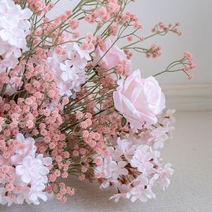 Magnifique Boule de Fleurs en Gypsophile Rose, <span class=keywords><strong>Fausse</strong></span> en PE, pour Mariage, Décoration de Vitrine, Voitures, Cérémonies, Style Noël - Product Image 4