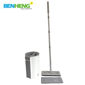 Juego de Trapeador <span class=keywords><strong>y</strong></span> Cubeta Ajustable Giratorio de 360 Grados para Limpieza de Alta Resistencia - Product Image 2