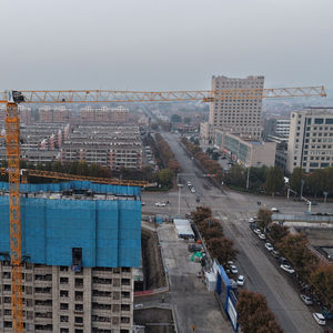 Grue à tour autoportante à tête plate Dahan QTZ80, capacité de levage de 6 tonnes, moment de levage de 80 t.m, portée de 60 m, certifiée ISO 9001 - Product Image 4