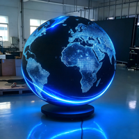 Esfera Giratoria Profesional con Pantalla LED para Exhibición de Globos Terráqueos, con Chips SMD para Planetarios y Centros Científicos