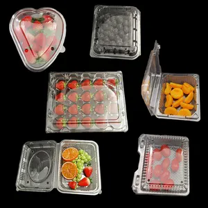 fruit vegetable plastic packaging box strawberry packaging container blister blueberry packing