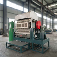 Hoogcapaciteits PLC-gestuurde tandwielkastmotor eierbak- en kartonnen pulp-vormmachine 4000 stuks/uur 380V 150kW
