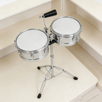 Professional Timbales Percussion Instrument With Stand and Sticks