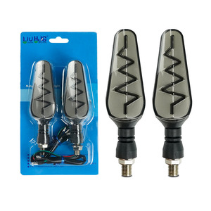 สัญญาณไฟเลี้ยว LED 12V สำหรับรถจักรยานยนต์แบบสองสี - Product Image 1