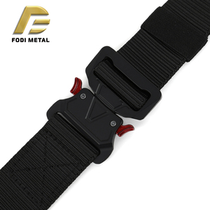 T5001R özel Logo taktik köpek tasması Rottweilers ve alman çoshepheriçin ayarlanabilir toka ile - Product Image 3