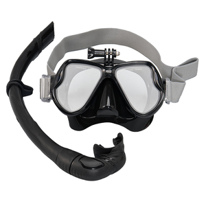 Máscara de Snorkel Completa para Adultos con Soporte para Cámara, Cristal Templado, Silicona, Gafas de Buceo, Set de Snorkel - Product Image 4