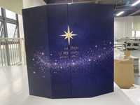 Calendrier de l'Avent de Luxe Certifié FSC - Coffret Cadeau en Carton Écologique et Durable - Boîte Rigide Magnétique Premium