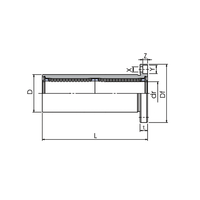 Boulon linéaire à bride série LMEK-LGS, roulement linéaire de haute précision pour l'automatisation, imprimante 3D, robot, fourniture d'usine