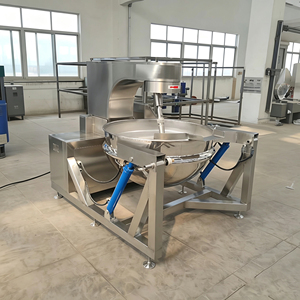 <span class=keywords><strong>Olla</strong></span> Mezcladora Industrial Automática para Salsas, Mermeladas y Jarabes con Agitación Planetaria y Calentamiento <span class=keywords><strong>a</strong></span> Vapor/Gas - Product Image 6
